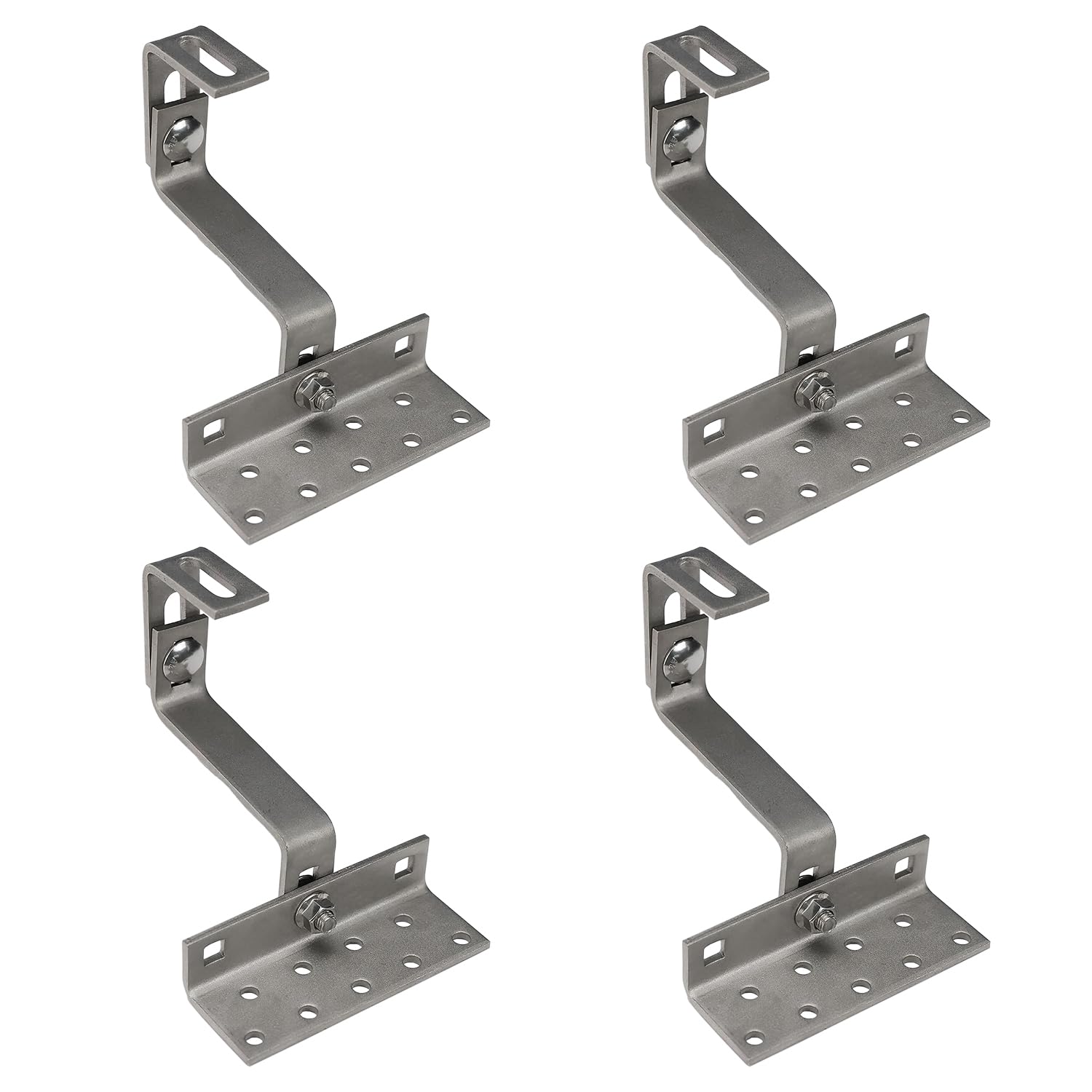 Adjustable Solar Panel Mounting Brackets Quick Installation With Stainless Steel Fasteners For 15-30 Degrees Off-ground Solar - 13