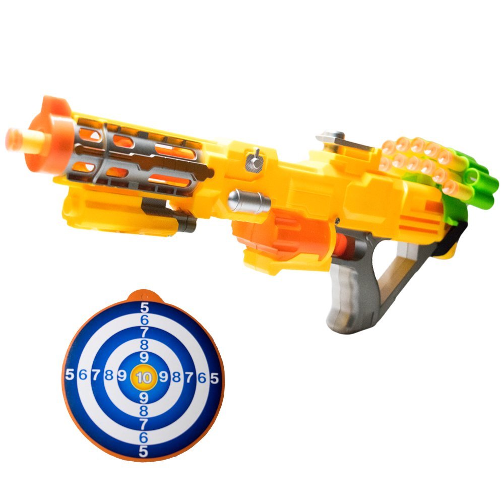 Buy TukTek Kids First Super Foam Blaster Toy with Target & Belt Foam