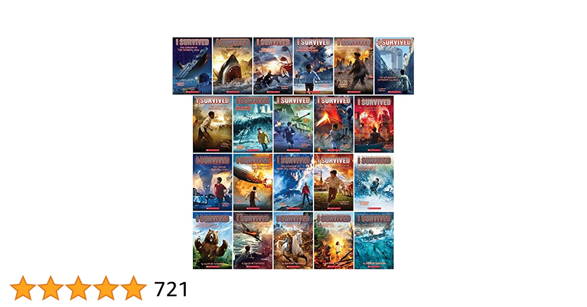 I Survived(21books):ニューヨークタイムズベストセラーシリーズ I Survived Series Complete Books Set (21 Books): Lauren