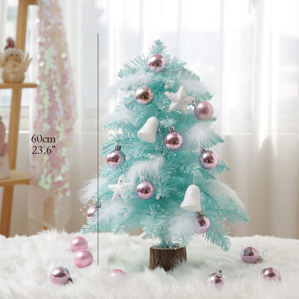 Amazon.co.jp: クリスマスツリー 飾り ブルーミニクリスマスツリーフ