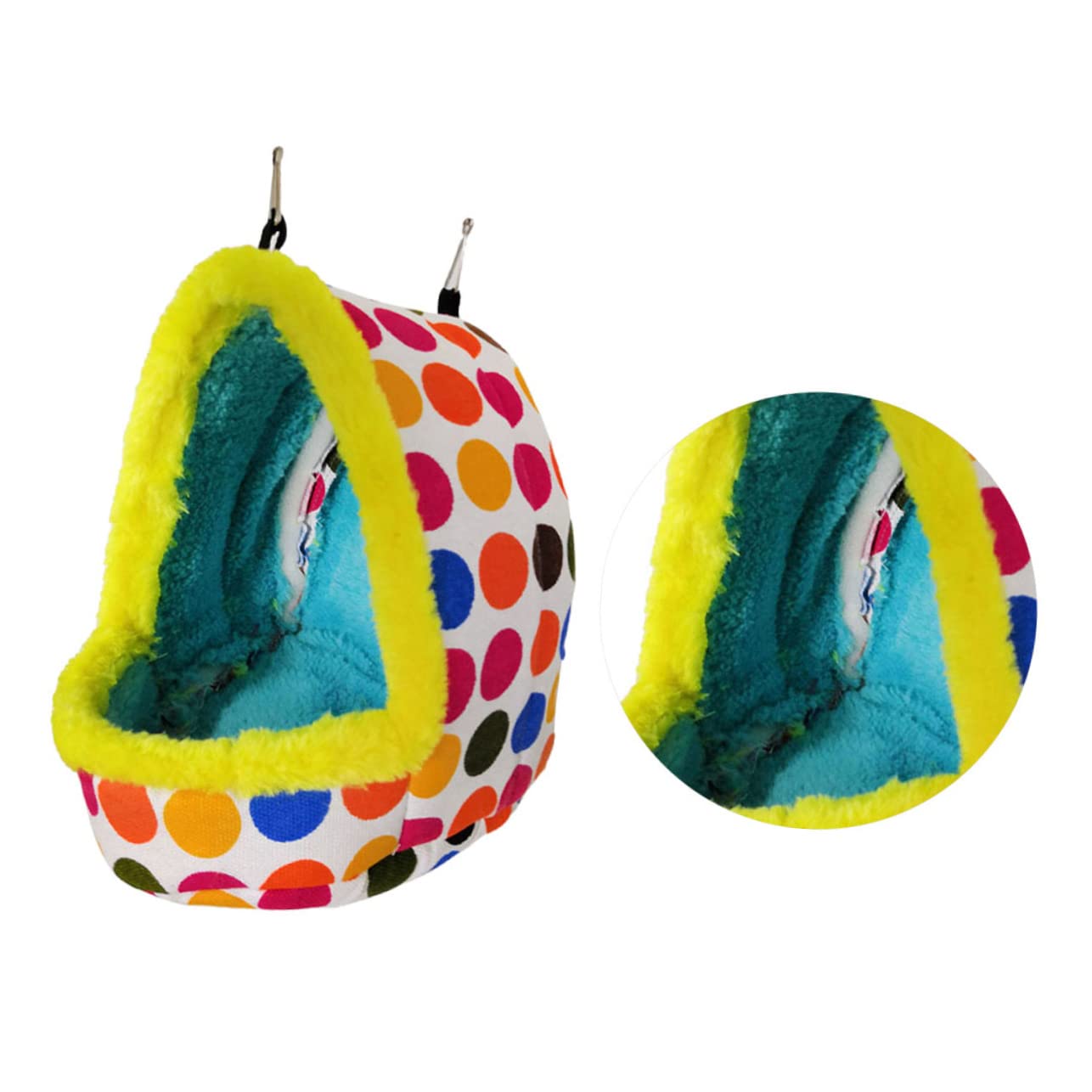 3piezas Nido De Pájaros Calido y Acogedor para Periquitos Cacatúas y Otras Aves Cama De Peluche Creativa para Invierno