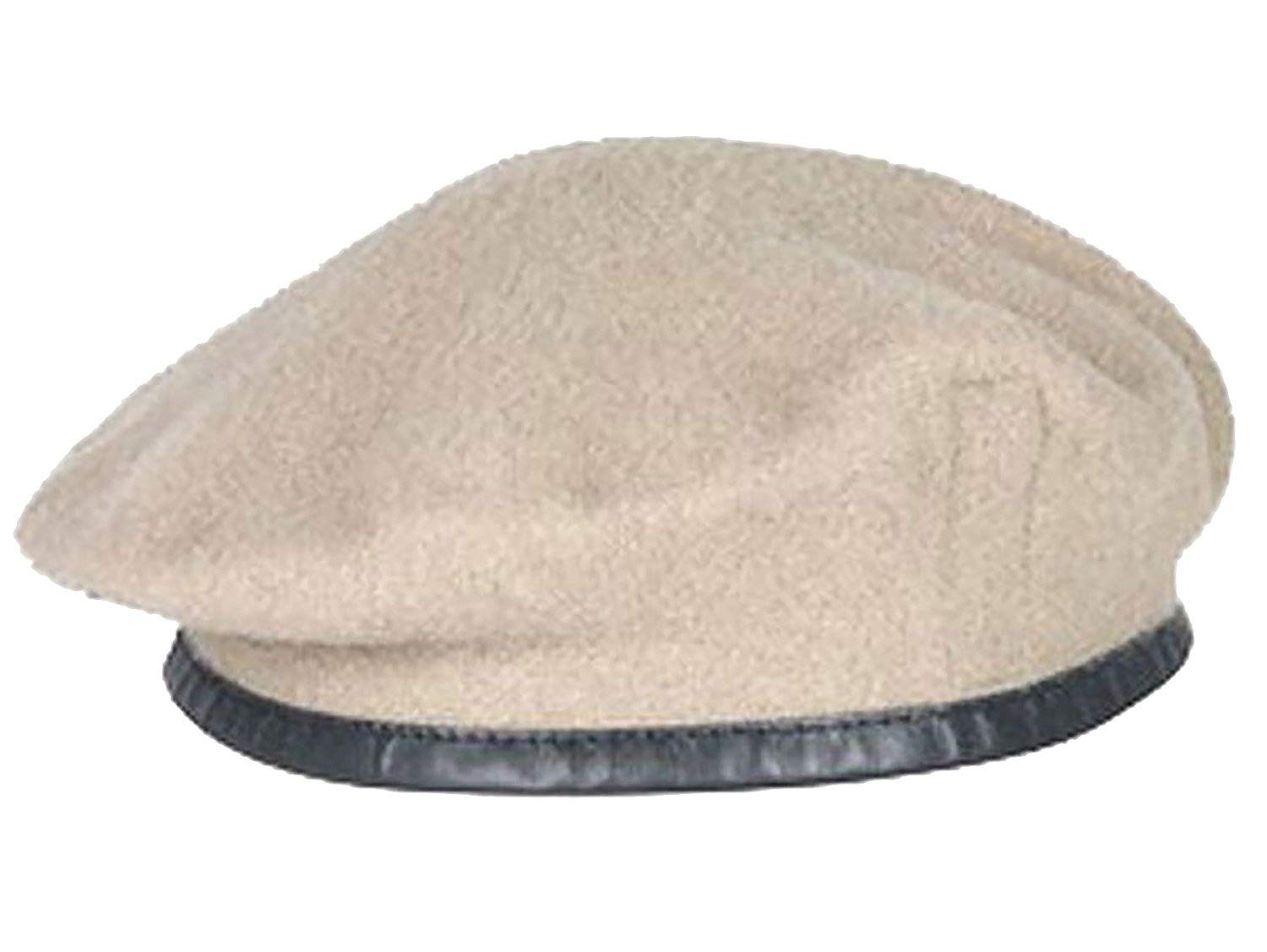Epic Militaria Wool British Military Beret, SAS Sand, 56