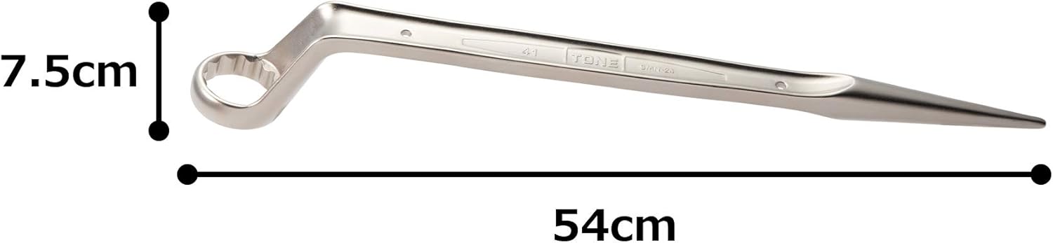 Tone SMN-24 Eyeglass Wrench with Shino (for Torcia Bolts) 2 Sided Width 1.6 inches (41 mm)