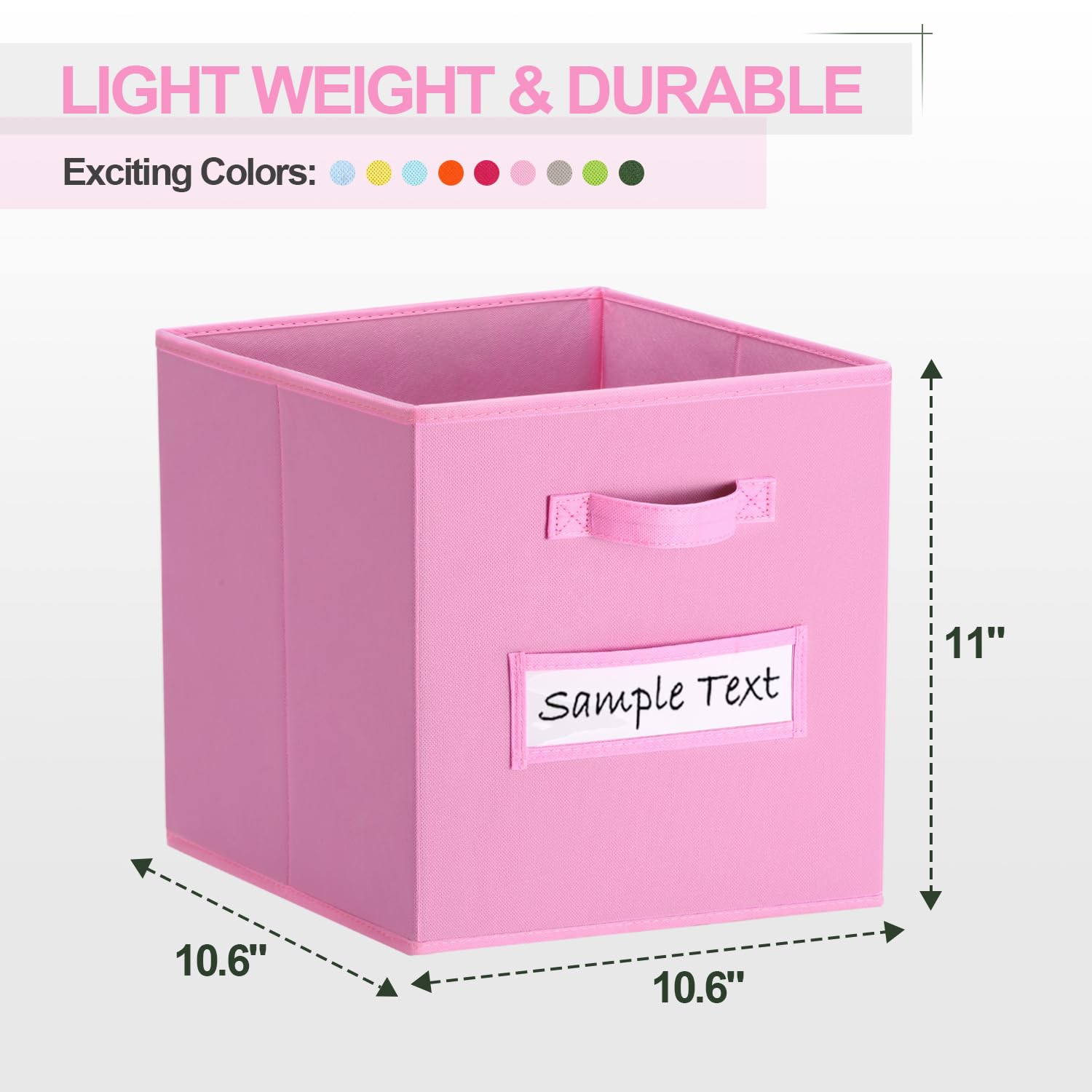 【BINBIN♡ 】 Amazon.com - artsdi 11x11 storage cube bins (Set of 10