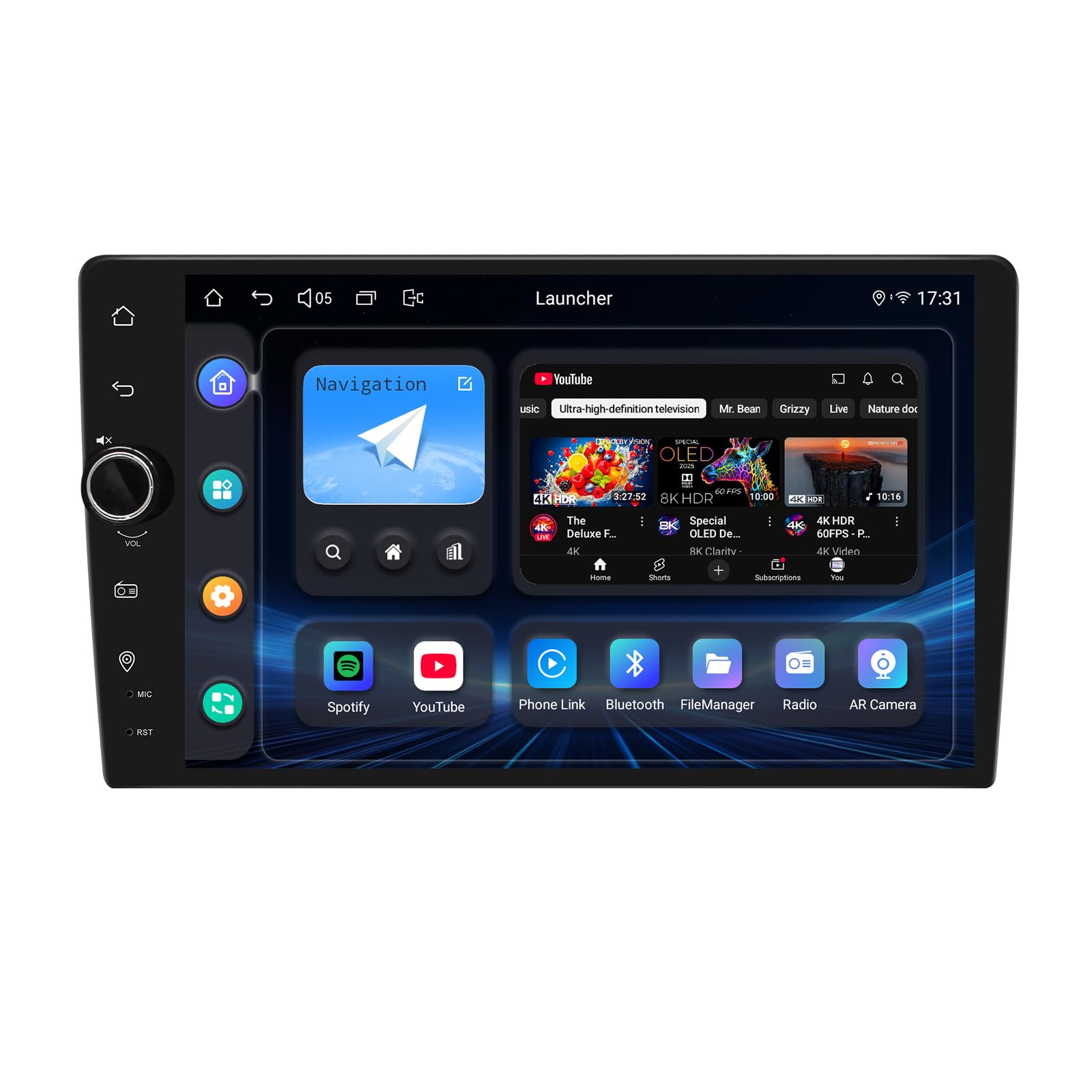Amazon.com: Joying 9 Inch Single Din Touchscreen Radio with