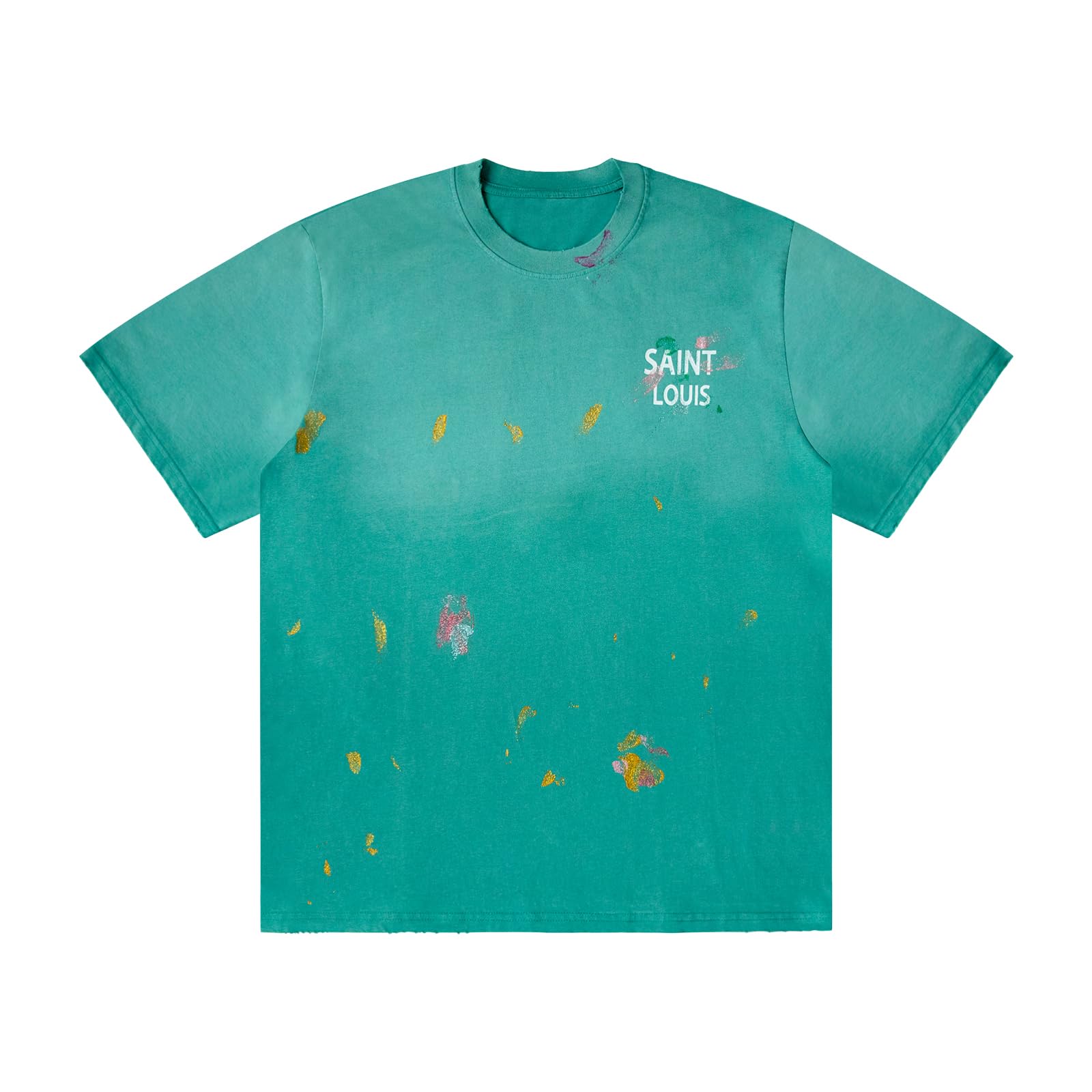 ArnodefranceCactus Graphic Printing T-Shirt Hip Hop Rapper Tee Shirt Cotton Short Sleeve Shirt