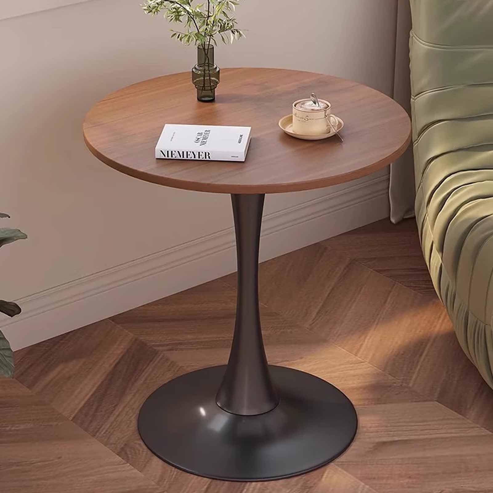 Amazon.com - Round Dining Table 50-80cm Small Retro Kitchen Table