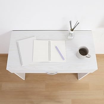 Amazon | 不二貿易 引き出し付きデスク 幅80×奥行41.5×高さ72cm