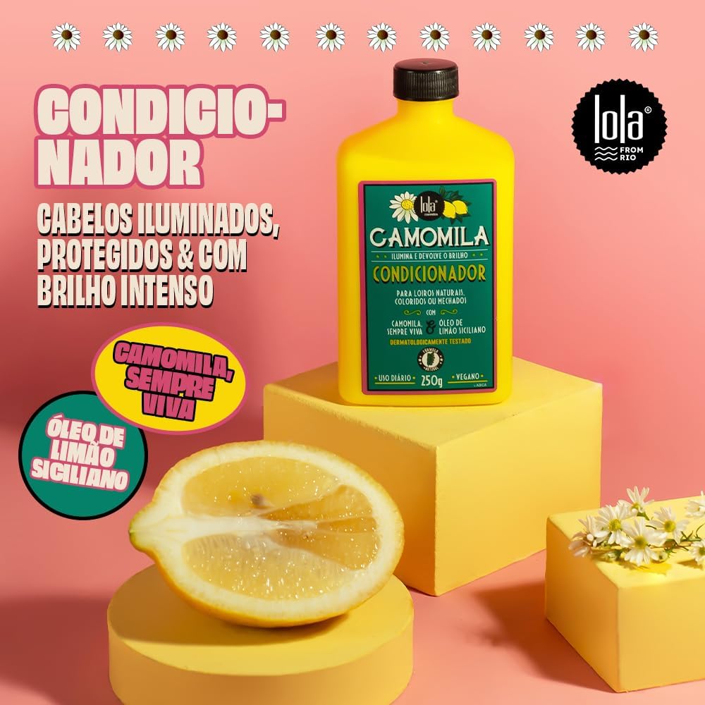 Camomila Condicionador 250ml , Lola Cosmetics
