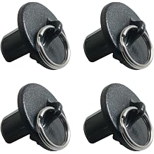 4PCS Black Plastic Roller Shutter End Cap Cover Sunshade Replacement Part Suitable for External Venetian Blinds