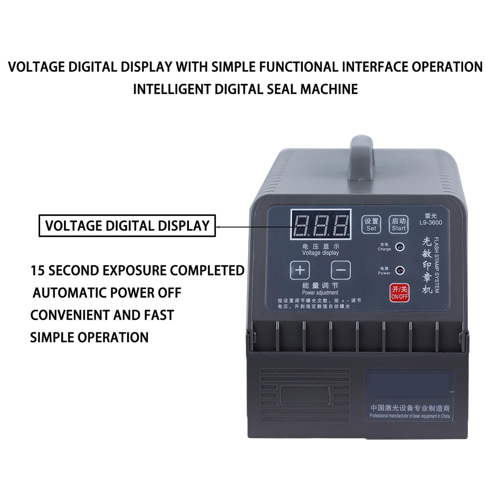 Macchina per Incisione Automatica Intelligente Completamente Touch Screen, Macchina per Realizzare Ritratti con timbri Glitter, Timbro Glitter per Realizzazione timbri