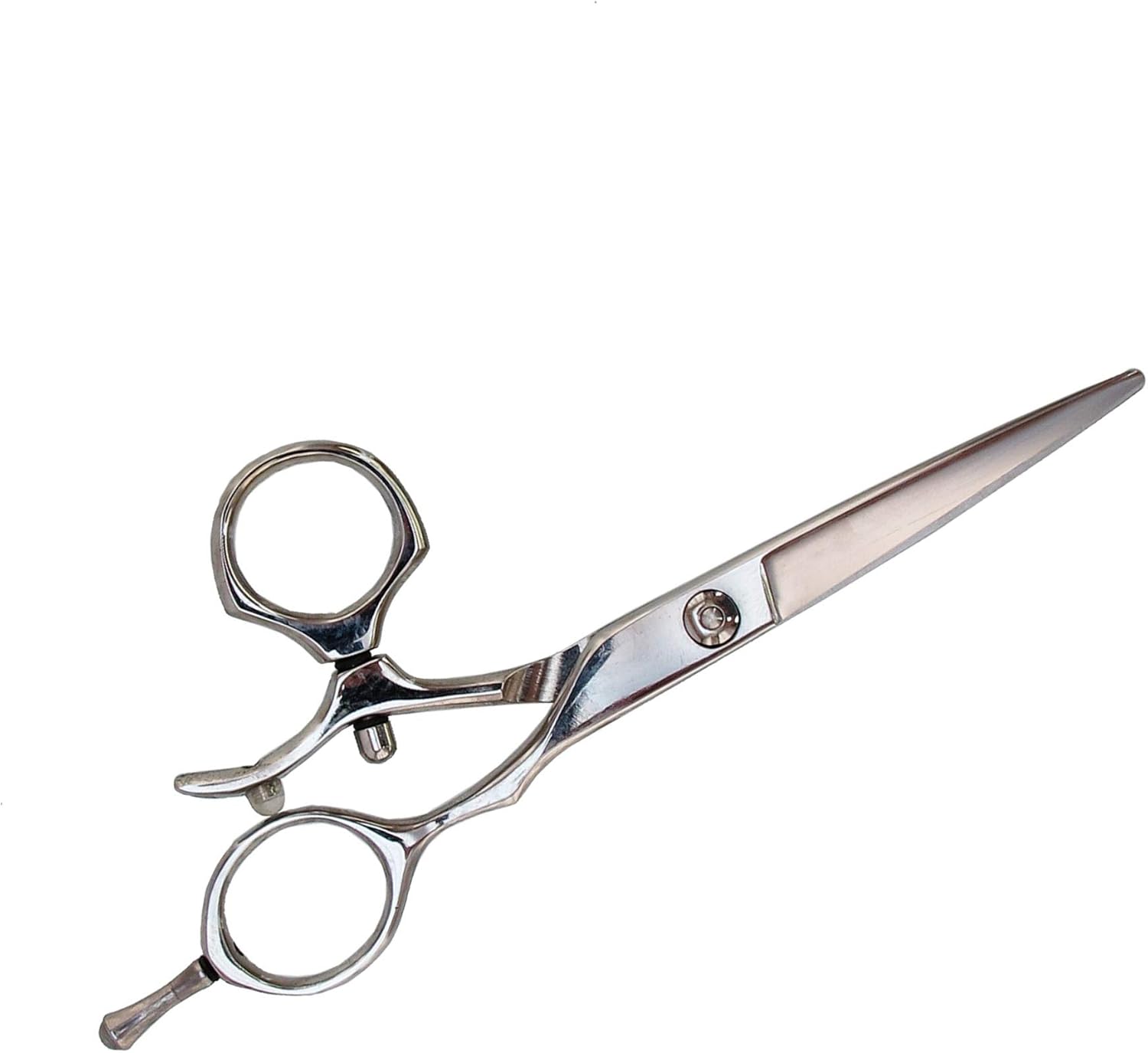 BambooMN 5.5" Japanese Stainless Steel Barber Shears Razor Swivel Handle – 1 Unit