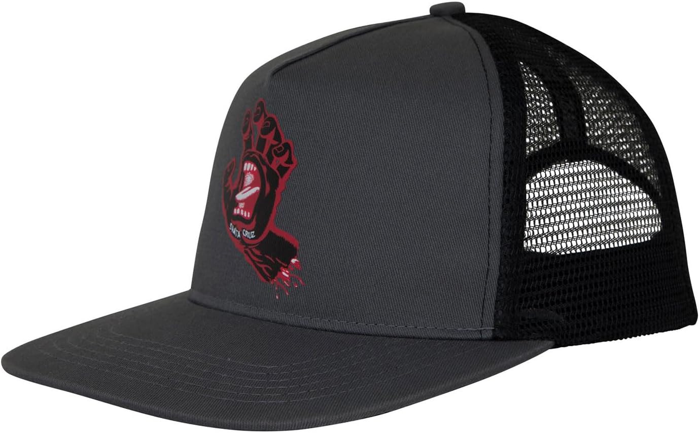 SANTA CRUZ Unisex Mesh Trucker Snapback Screaming Hand Skate Hat