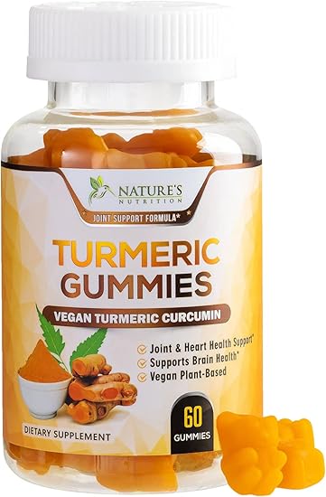 Amazon.com: Nature's Nutrition Turmeric Gummies with Black Pepper for