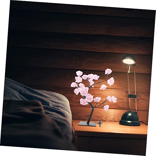 Miniatura 9 de DOITOOL Rose Tree Lights Lámpara Led Nightlight Lampara De Escritorio Led Luz De Escritorio Led Luz De Noche Bombillas Lámpara De Flor De Forma De