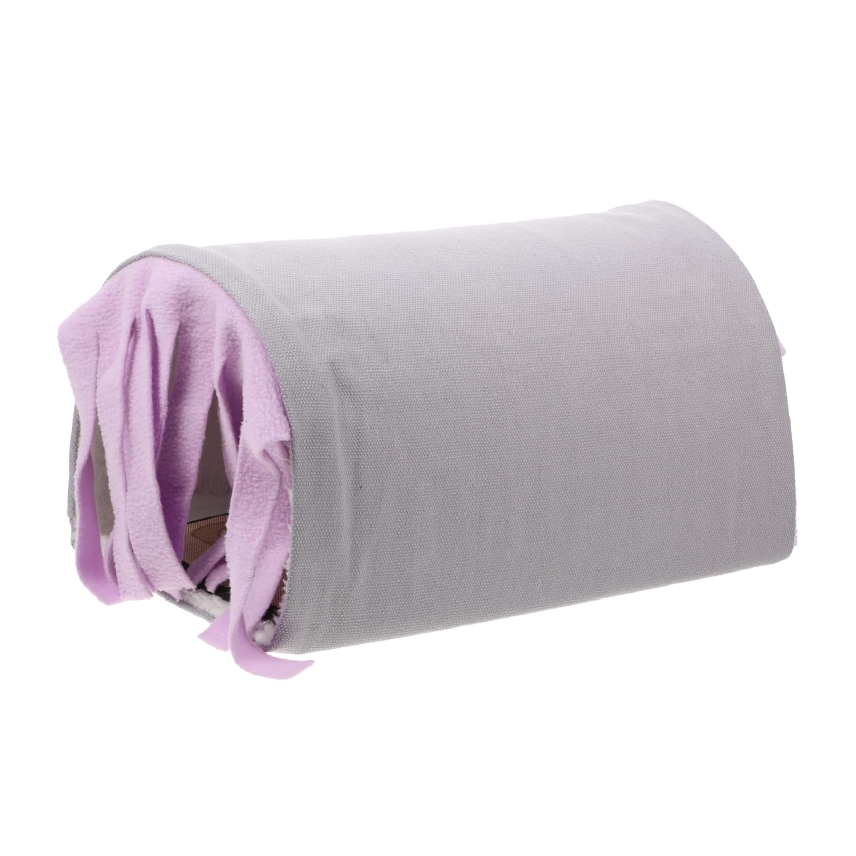 BESPORTBLE 2 Piezas Nido Túnel Hámster Peluche Quagsire Casa del Túnel del Hámster Pequeño Escondite Mascotas Animales Pequeños Túnel Conejito Interesante Lienzo Borla Conejo