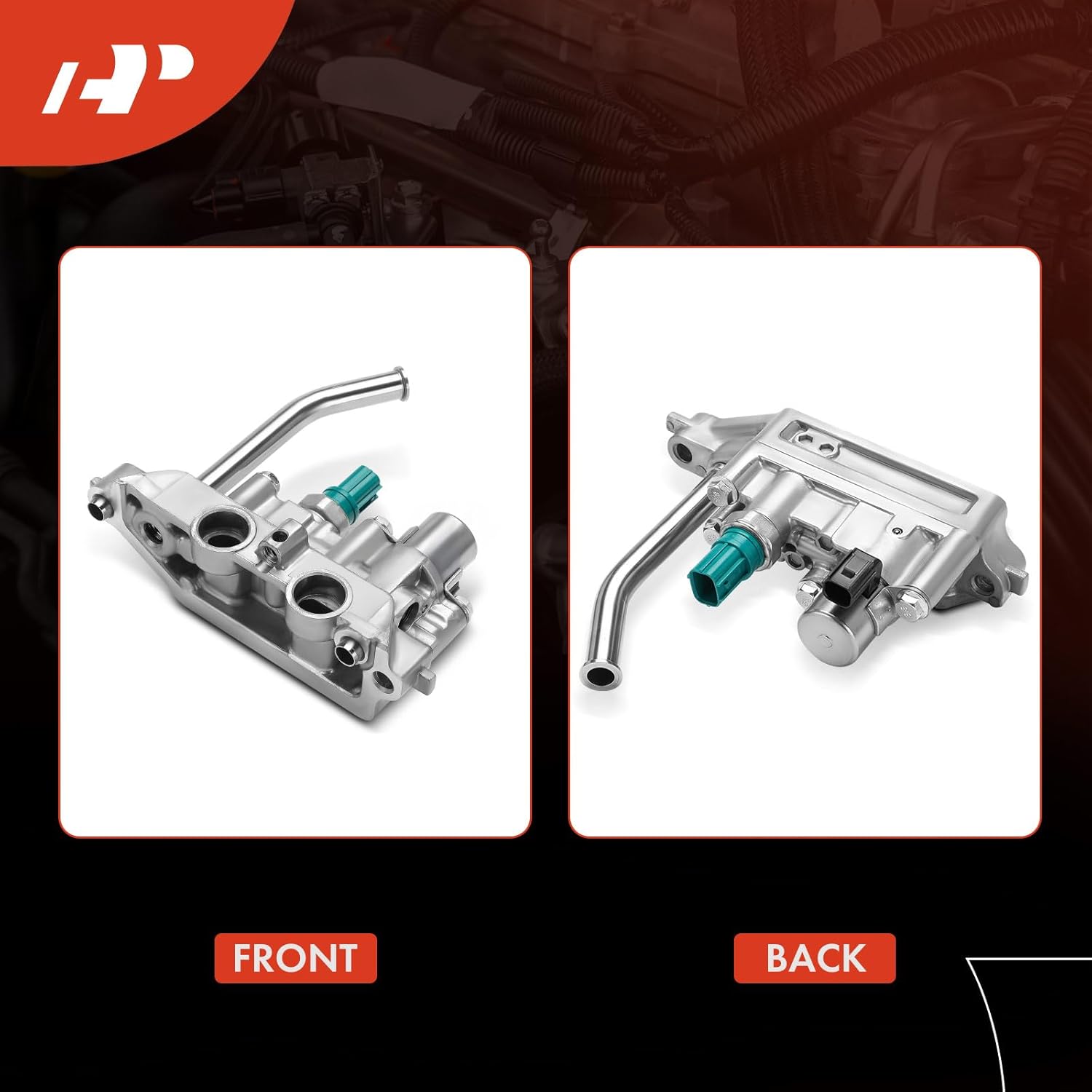 A-Premium Engine Variable Valve Timing (VVT) Solenoid Compatible with Honda Pilot 2016-2021, Odyssey 2018-2021, Ridgeline 2017-2020, Passport 2019-2020 & Acura MDX 2014-2020, 3.5L