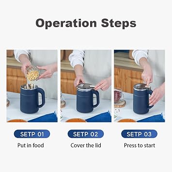 Electric Coffee Grinder, Grain Mills, Stainless Steel Blade Spice Grinder