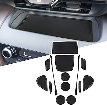 LFOTPP to yota Yaris Cross SUV 2021, 2022, 2023, 2024 (linker roei) rubberen matten, auto-middenconsole, antislipmatten, bekerhouder, armleuning, deurgleuf, auto-accessoires (zwart
