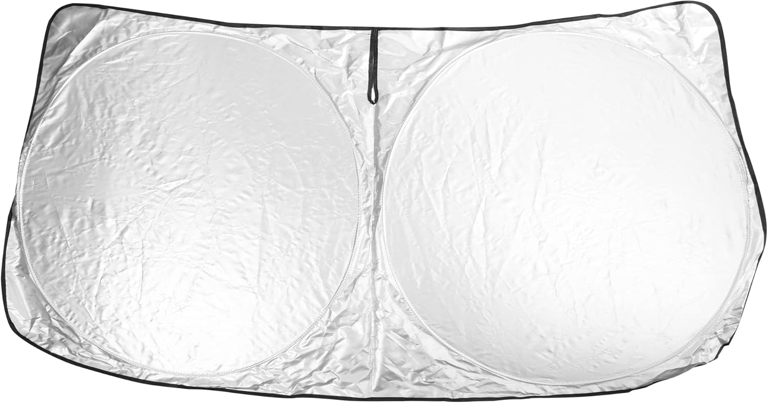 X AUTOHAUX Foldable Windshield Sun Shade for Chevrolet Express 1996-2022 Blocking UVR Durable Sunshade 172x87cm