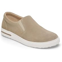 Birkenstock Unisex Oswego Slip-On, Taupe Suede, 10-10.5 Narrow Women/8-8.5 Narrow Men, 41EU