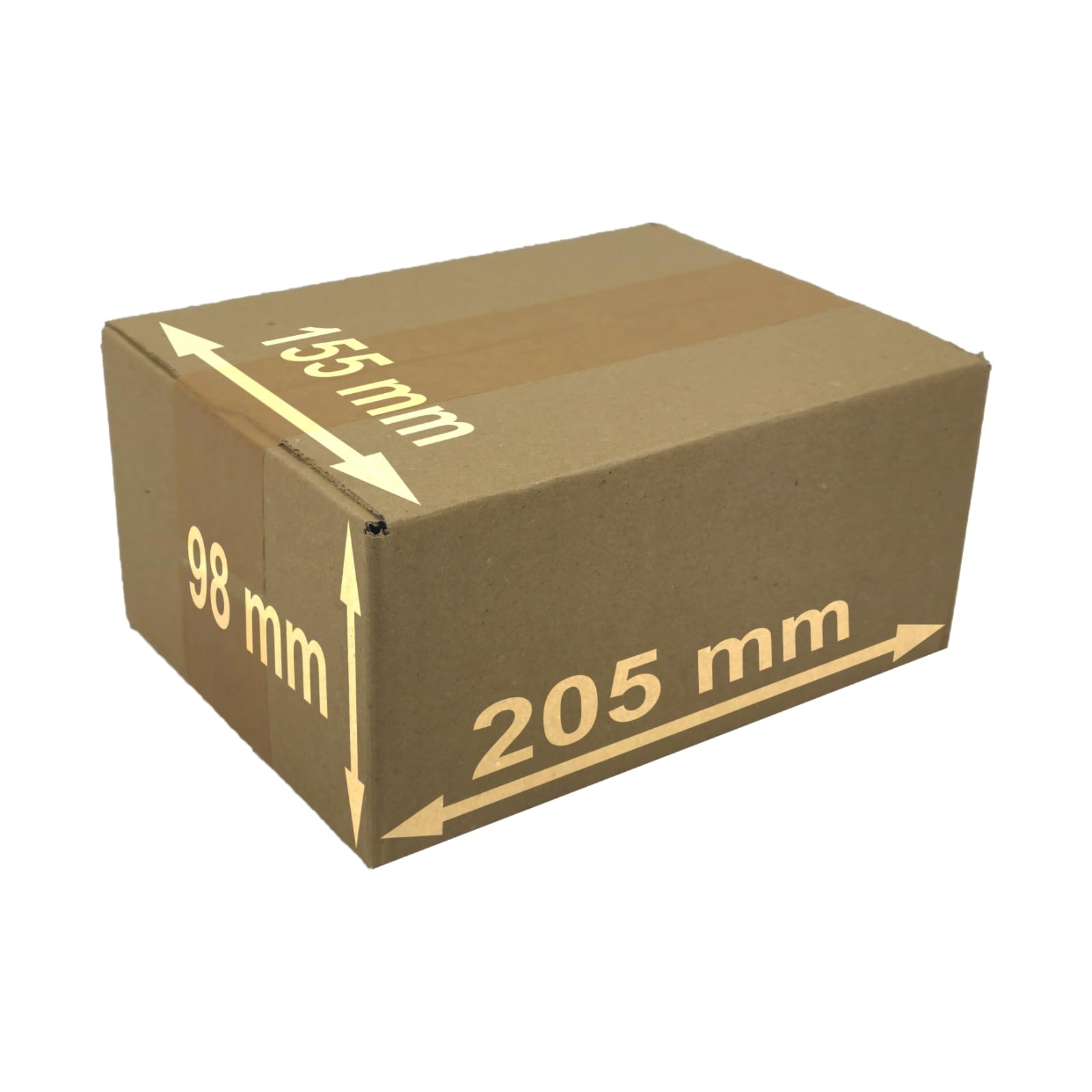 Karton 20x15x9 cm Versandkarton 200 x 150 x 90 mm Faltkarton Außenmaß 205 x 155 x 100 mm Fefco 0201 (225)