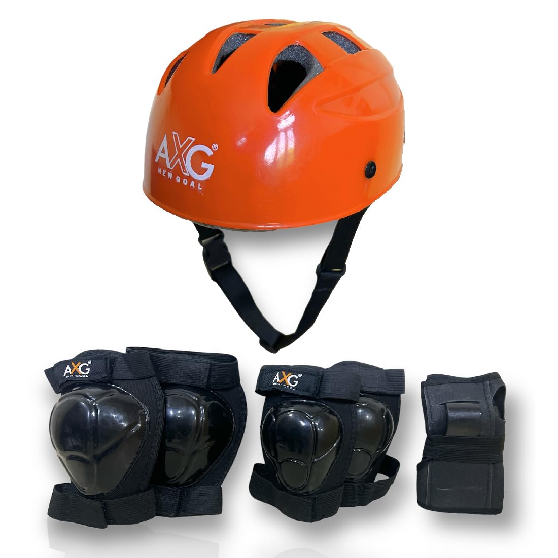 AXG Premium Adjustable Multipurpose Cycling/Skating Kit (Orange) (B0CHMQVNW6) Amazon Price History, Amazon Price Tracker