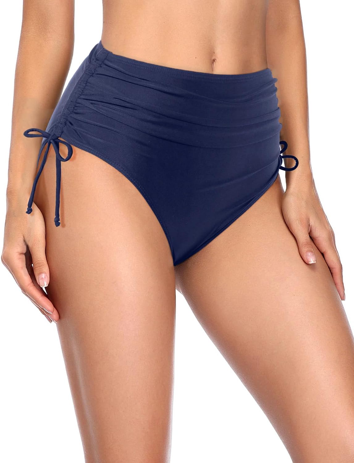 Holipick Swimsuit Bottoms for Women - High Waisted Bikini Bottoms Tie Side Tummy Control Bathing Suit Bottom - Image 3