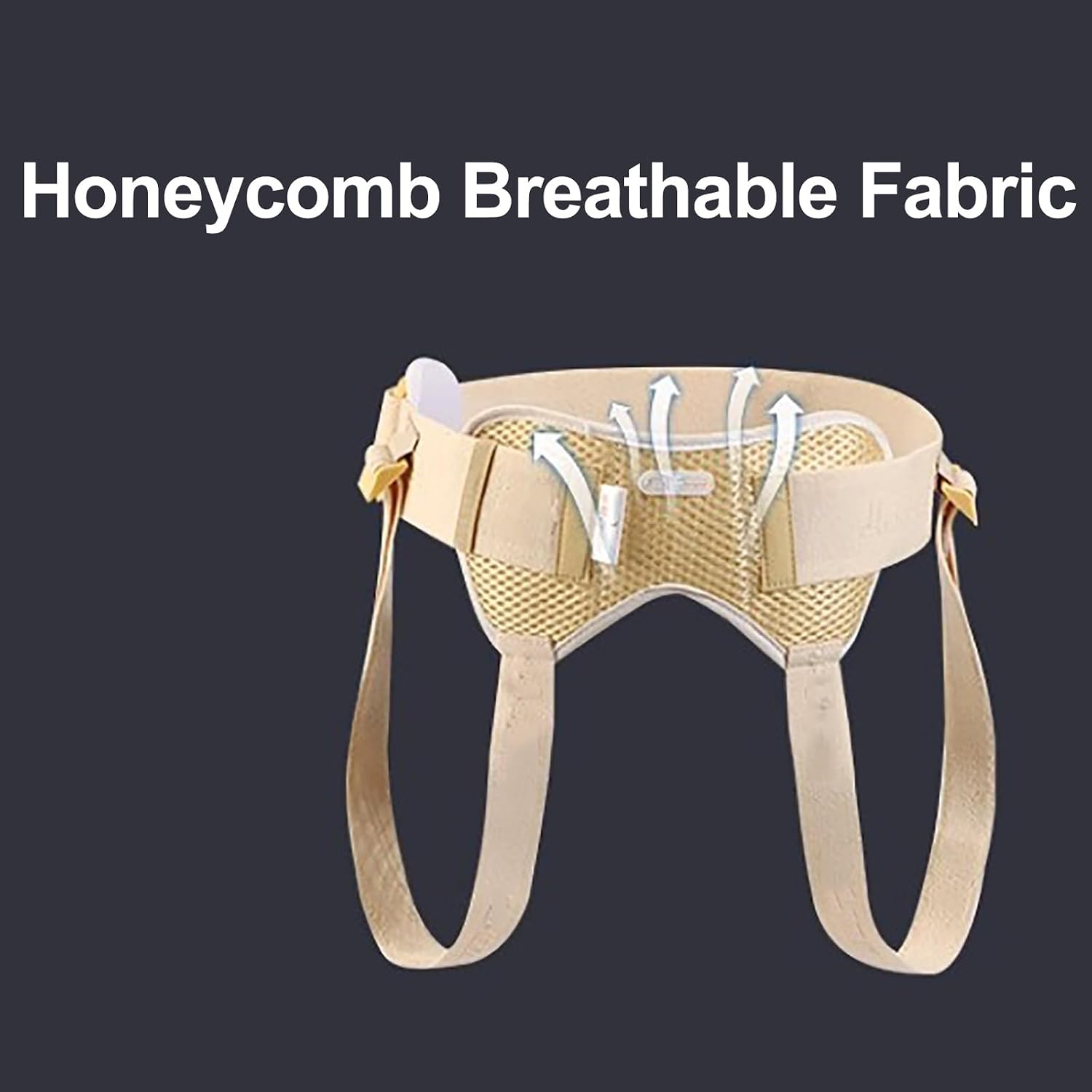 Hernia Belts for Men and Women with 4 Compression Pads and Inflatable Airbags, Inguinal Hernia Belt Abdominal Support, Groin Support for Men