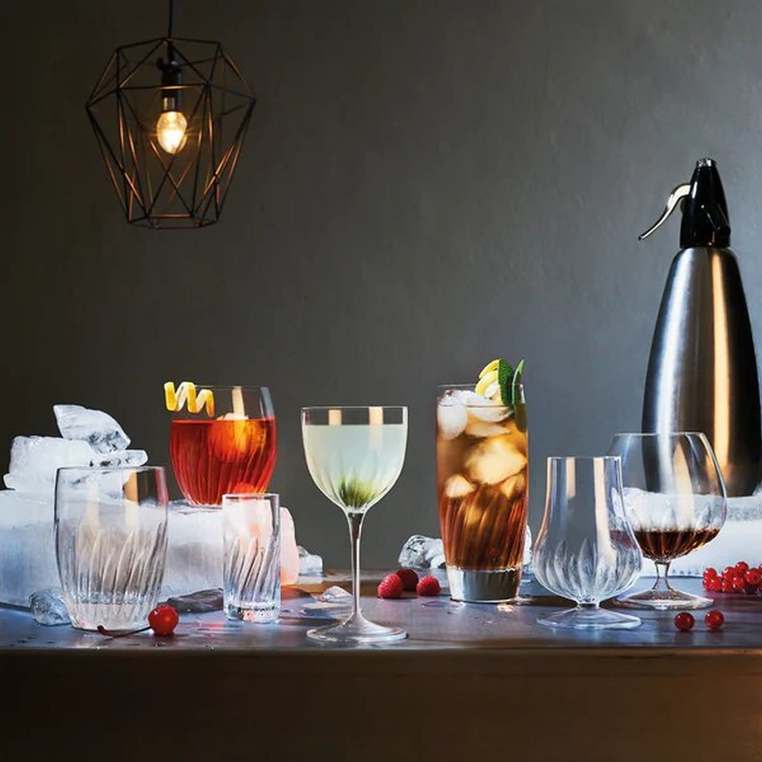 BORMIOLI LUIGI 26922 Mixology Confezione 6 Calici Spirits, Vetro, Trasparente 23 Cl