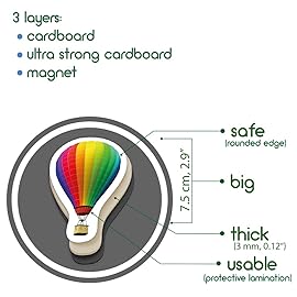 25 Fridge Magnets for Toddlers - Transport Kids Magnets for Fridge - Magnetic Vehicles - Toddler Magnet for Refrigerator - Safe Magnet for Kids - Educational Learning Toys to Preschool - Baby Gift