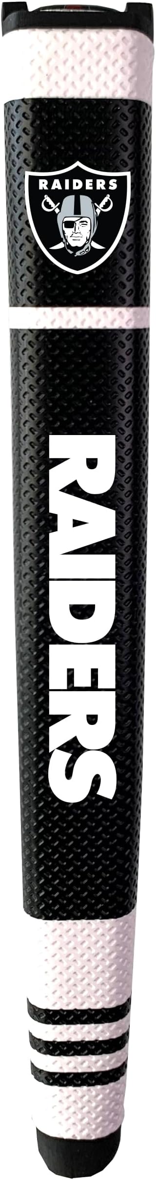 NFL Las Vegas Raiders Golf Putter Grip Golf Putter Grip with Removable Gel Top Ball Marker, Durable Wide Grip & Easy to Control