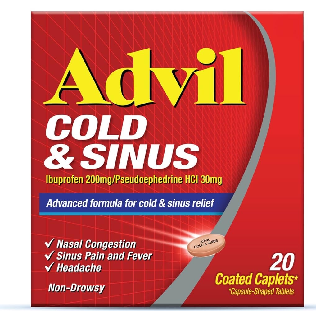 ADVIL COLD SINUS 20CAPS