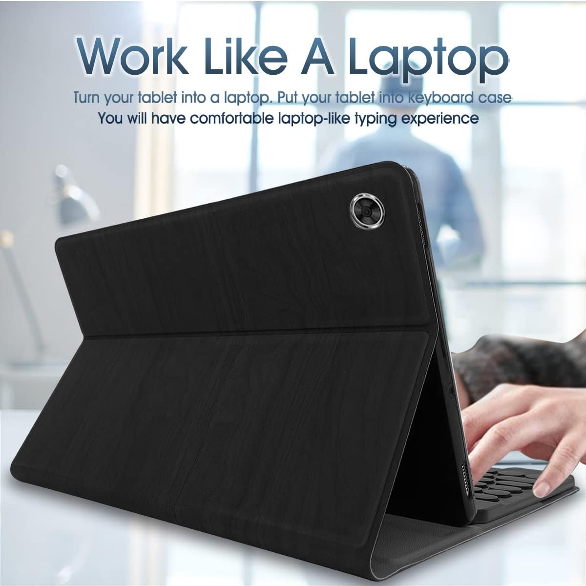 Galaxy Tab A8 10.5" 2022 Backlit Keyboard Case(SM-X200/X205/X207), 7 Color Backlights Detachable Wireless Keyboard Protective Case Cover for Samsung Galaxy Tab A8 10.5 Inch 2022