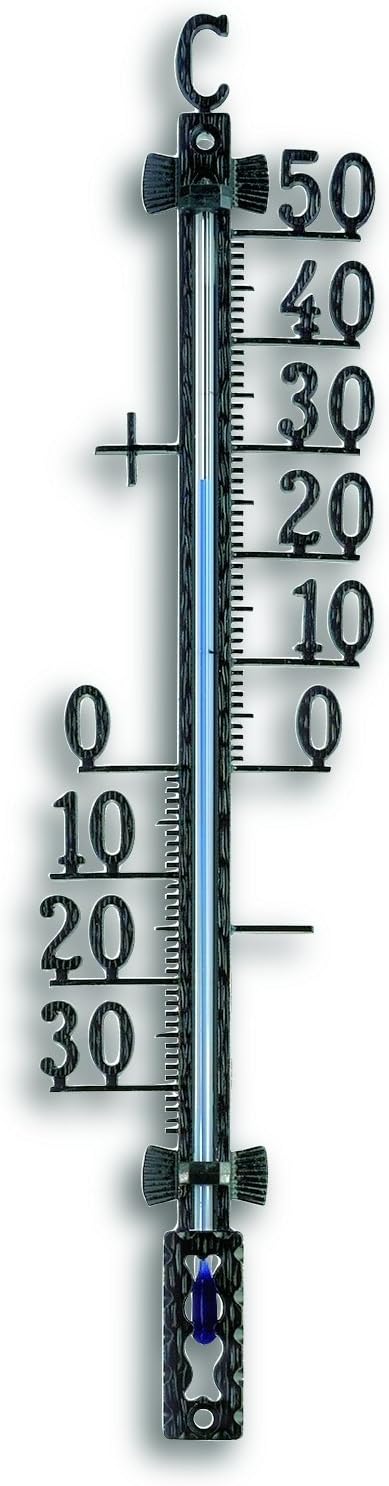 Thermomètre Extérieur En Métal - Thermomètre Mural Décoratif Suspendu