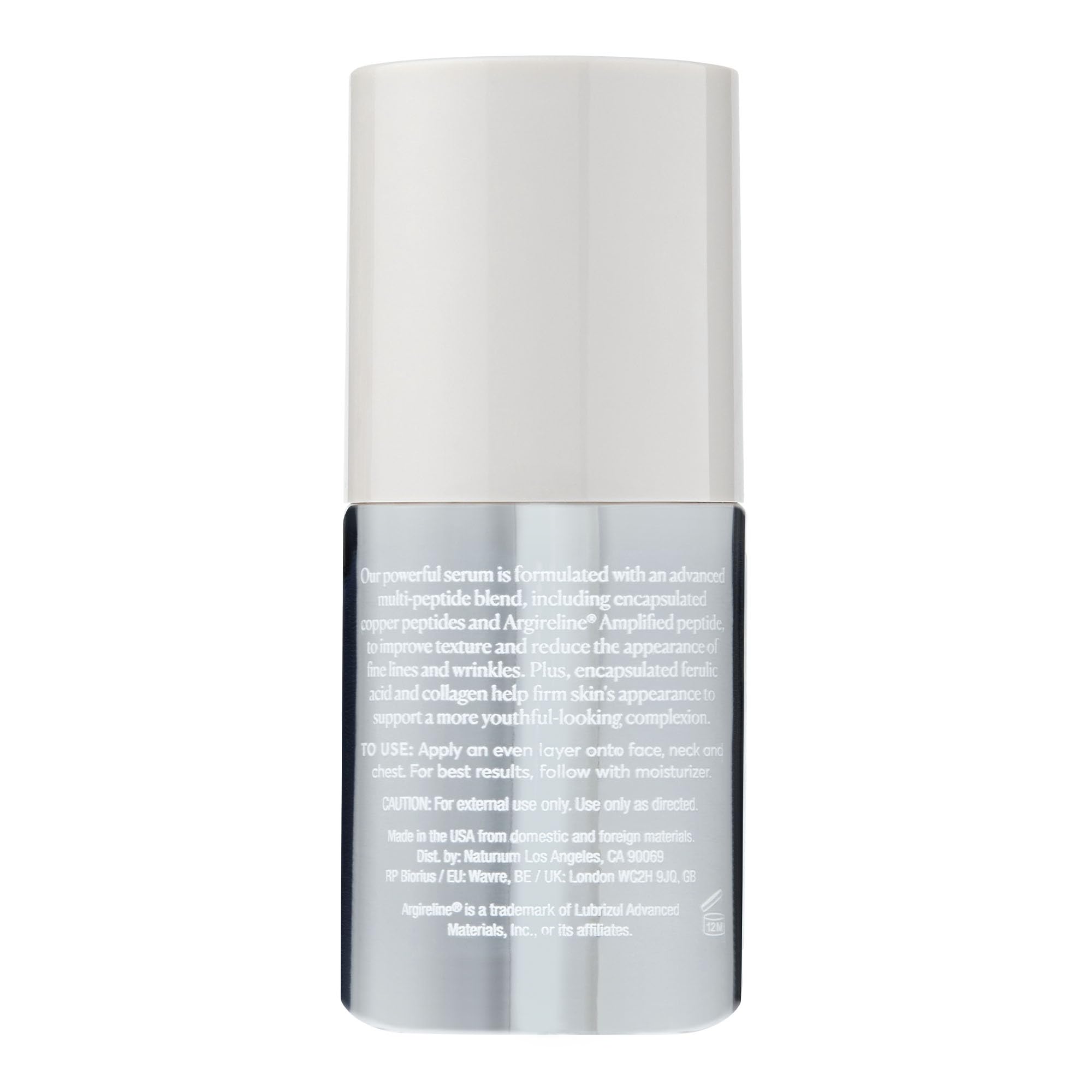 Suero avanzado multipéptido, suero reafirmante y suavizante para líneas finas y arrugas con una mezcla avanzada de varios péptidos, 1 oz
