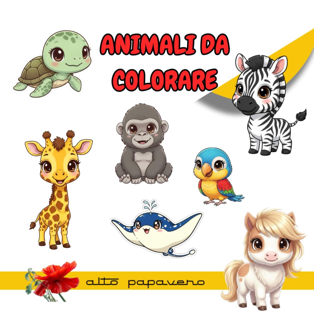 Animali da Colorare: Libri da colorare per bambini