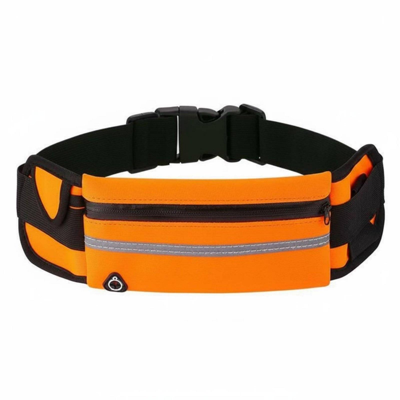 BNF® Ultra-Thin Running Waist Bag No No-Sway Jogging Waist Bag Lightweight Running Belt Adjustable Strap for Runners, Outdoor, Long-Distance Race, Orange-image-6