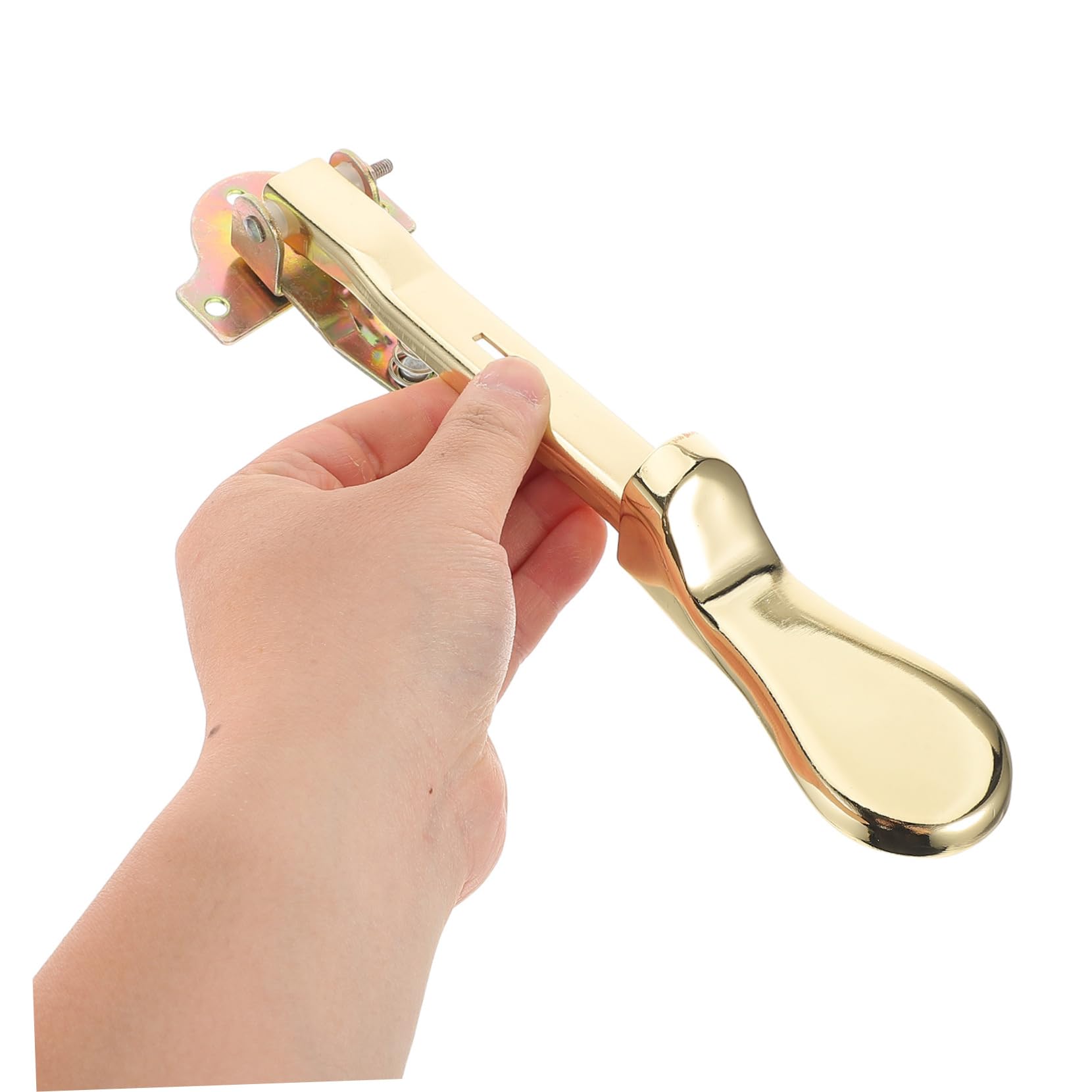 FRCOLOR Pedal de Sustain para Piano Vertical Metálico Dorado de Doble Orificio, Resistente al Desgaste y Compatible, Paquete de 3 Piezas para Músicos Profesionales