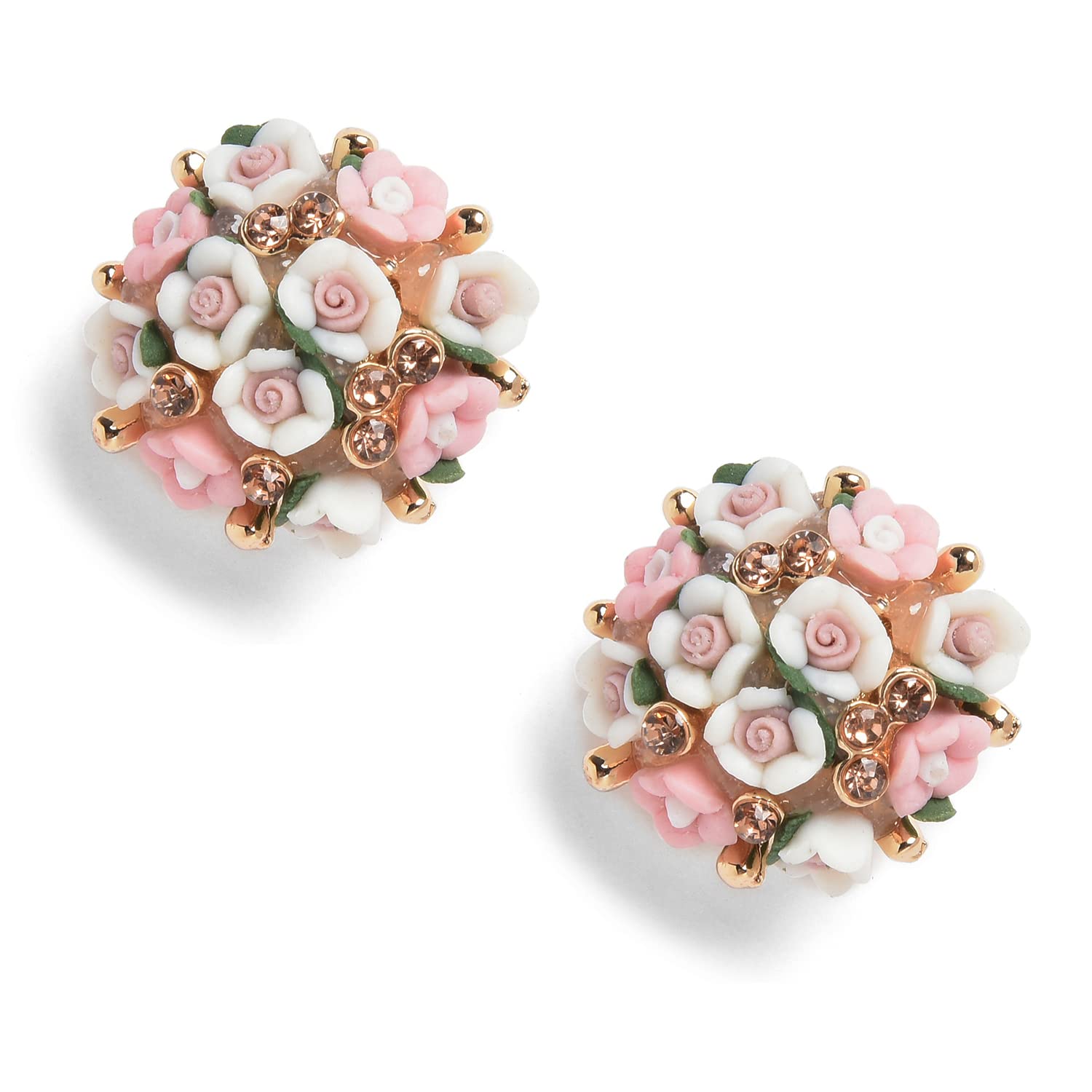 SOHI Brass Floral Stud Earrings for women and girls, Cute western earrings in Multi color, fashion jewellery, light weight, Push Closure, Modern, Statement, ear tops (B09P4YGYFL) Amazon Price History, Amazon Price Tracker