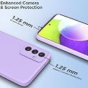 Pikkme Back Cover for Samsung Galaxy M13 4G | Camera Protection Shockproof Soft Matte Silicone Bumper Case (Purple) gallery image