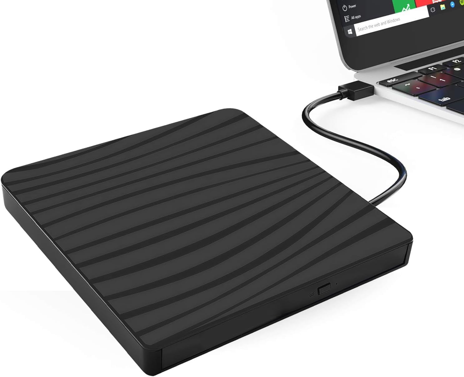 Sponsored Ad – NALACAL External CD DVD Drive, USB 3.0 Portable CD/DVD +/-RW Burner Rewriter DVD Player for Laptop Slot-in CD Disc Drive for Window for Mac OS for Linux for Vista