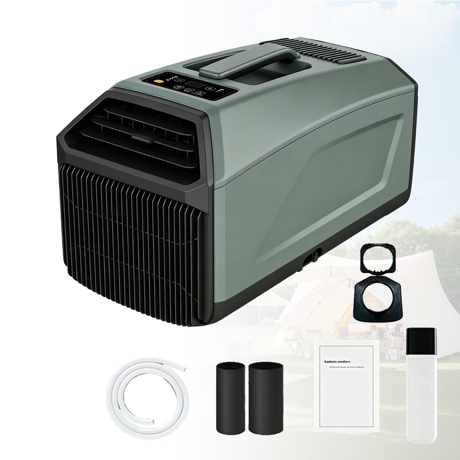 Xenmekrx Green Mini Air Conditioner Tent Ac Unit, Portable Air Conditioner