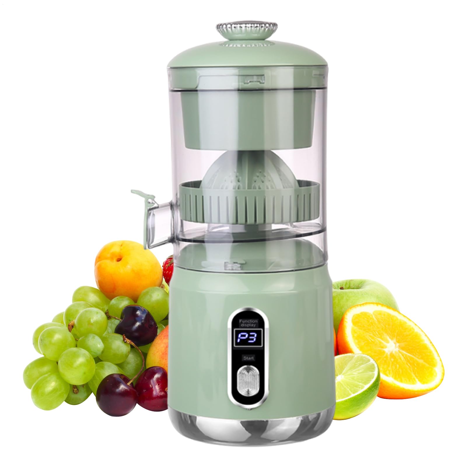 Lemon Juicer Portable Electric Squeezer | Orange Lemon Grapefruit Squeezer for Pomegranates Limes Fruit Vegetables Countertop Kitchen Home Bar Travel Camping Picnic