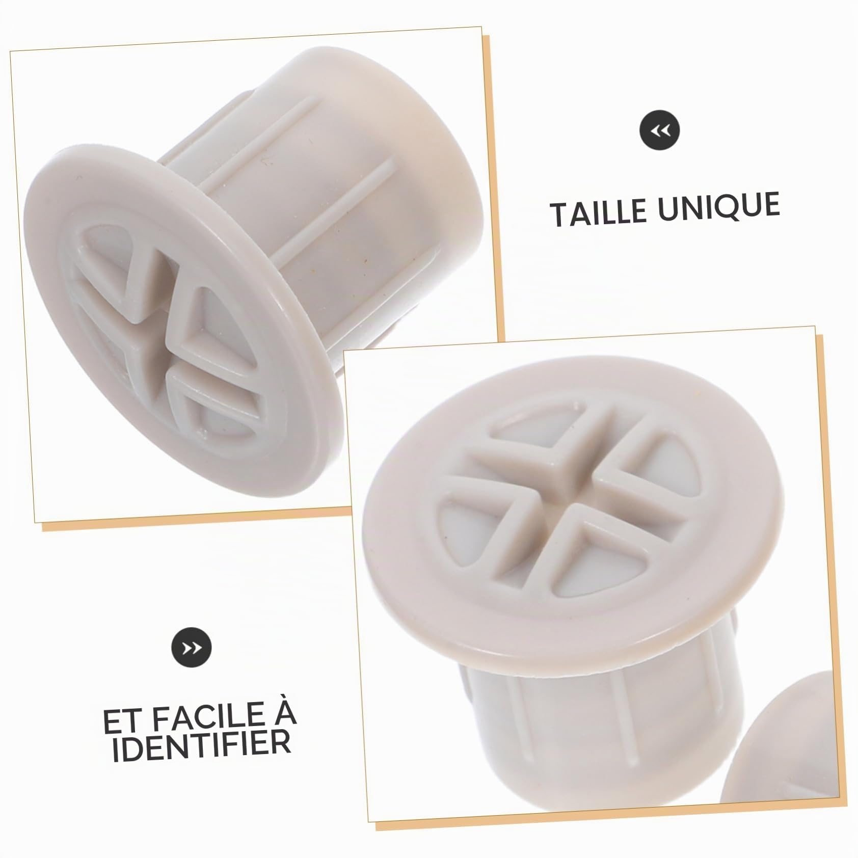 4pièces Bouchons à Vis Plastique pour De Jeu De Rechange pour Bouchon De Toboggan Accessoire De Fixation pour Garçon Fille