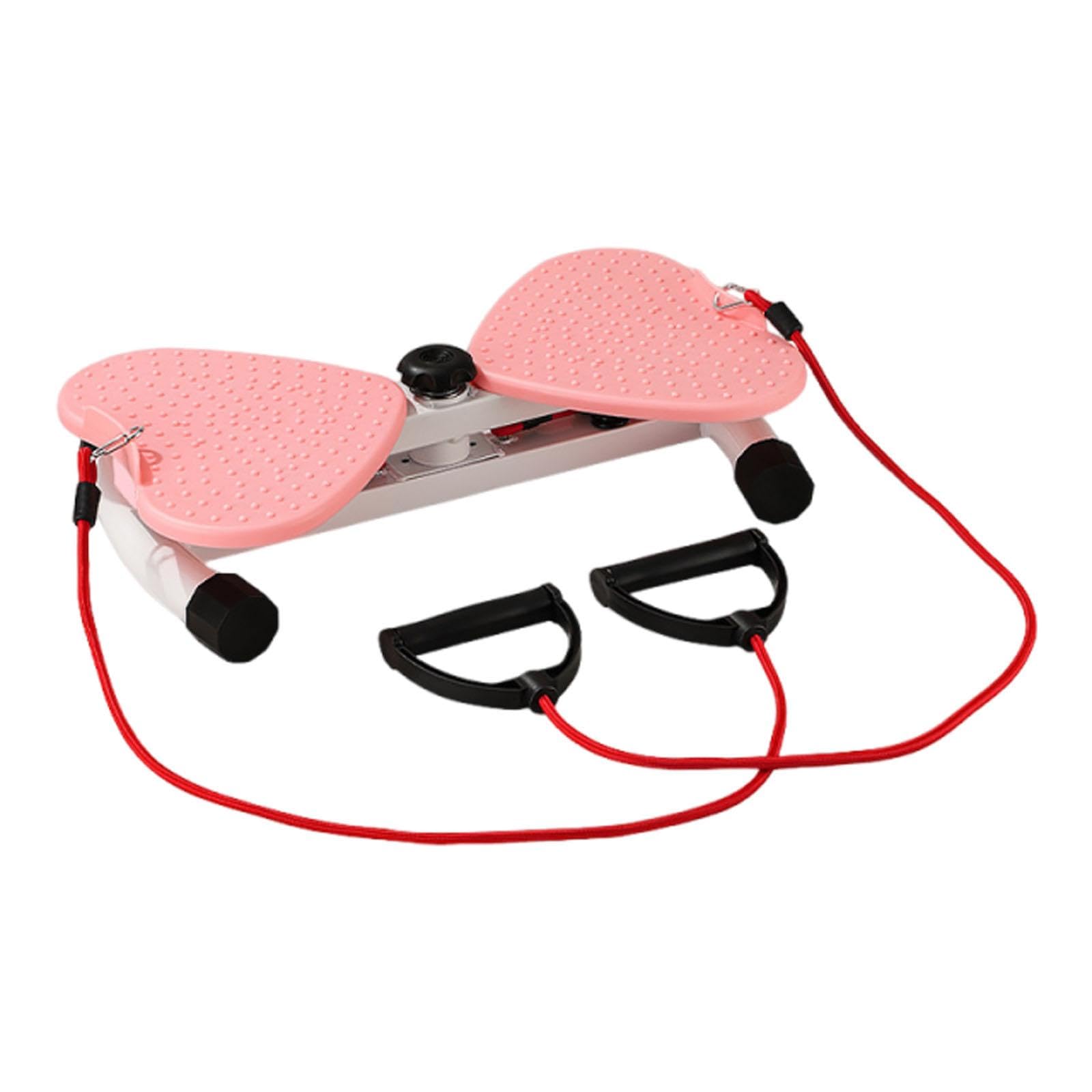 Waist Twister Machine Twist Exercise Machine Birthday Gift Workout Equipment Pink with Rope-image-22