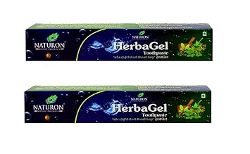 Naturon Herbagel Toothpaste, Natural Botanical Oral Care with Herbal Extracts, Fluoride-Free, Gentle Whitening Formula, 100g (2)