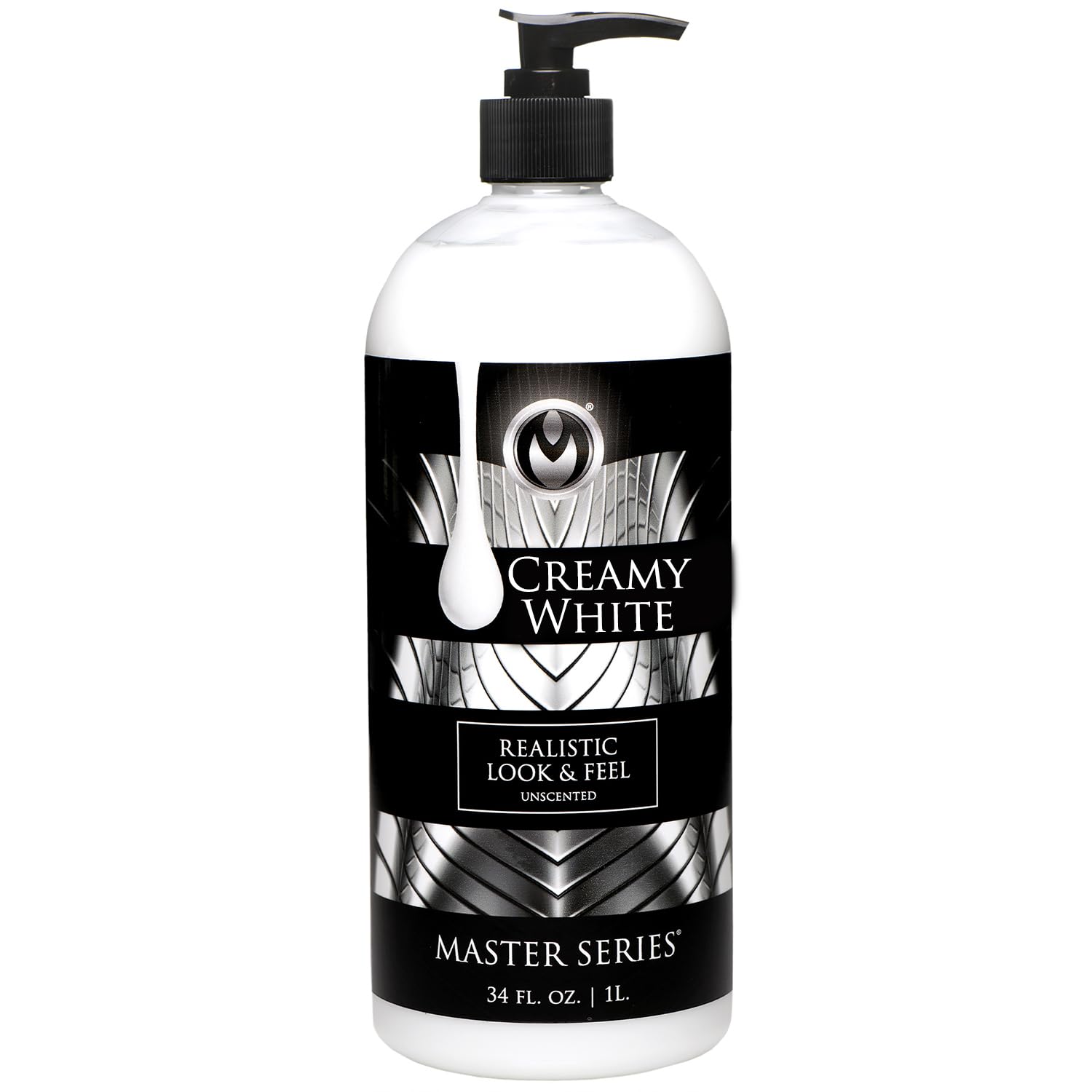 Master Series Body Glide - Crema blanca sin perfume a base de agua, 34 oz
