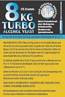 Prestige 8 Turbo-Hefe 18 Prozent - Allzweckhefe für die Heimbrauerei, eignet sich für die Gärung von Wodka, Wein, Weinbrand und Fruchtschnäpsen (Packung mit 2) – Ansicht 5
