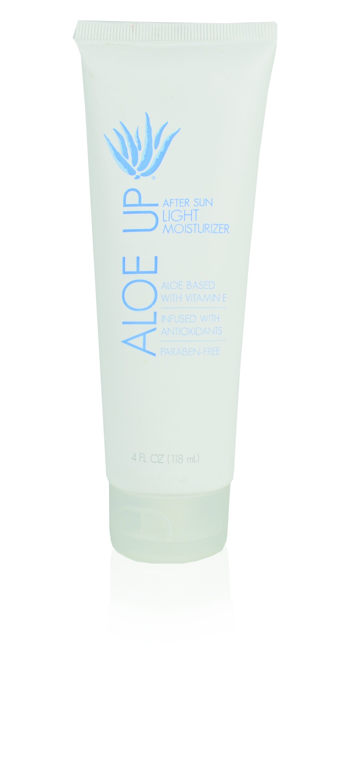 ALOE UPSpa Collection After Sun Light Moisturizer - Organic Hydrating After Sun Lotion With Aloe Vera Gel and Vitamin E - Reef Friendly - Mineral Oil Free - Peach-Apricot Fragrance - 4 Oz